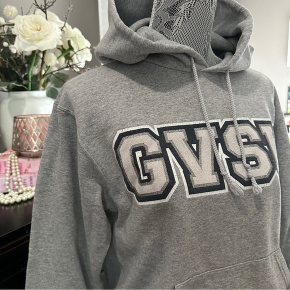 Champion GVSU Hoodie Gray – Vintage Collegiate Sweatshirt Size Small - Picture 6 of 16